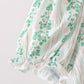 Green floral stripe dress (length 41.33in)