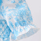 Blue rose smocked bubble