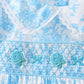 Blue rose smocked bloomer set