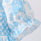 Blue rose smocked dress