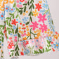 Summer floral print ruffle jumpsuit