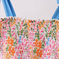 Summer floral print smocked mom&me dress