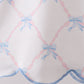 Blue bow ribbon print bloomer set