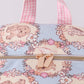 Pink puppy embroidery backpack