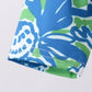 Ocean garden splash ruffle rashguard set