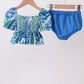 Ocean garden splash ruffle 2pc set