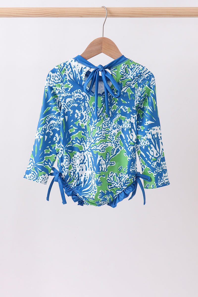Ocean garden splash rashguard