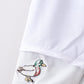 Camouflage duck embroidery swim trunks