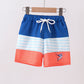 Tuna embroidery swim trunks