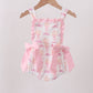 Pink bow castle ruffle bubble
