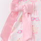 Pink bow castle ruffle bloomer set