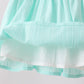 Green Marine Embroidered Jacquard Bloomer Set