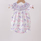 Purple Sea Turtle Smocked Bubble