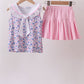 Floral Lace Skirt Set