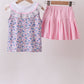 Floral Lace Skirt Set