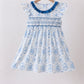 Blue Castle Smocked Ruffle Dress