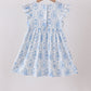 Blue Castle Smocked Ruffle Dress