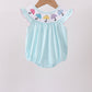 Blue Umbrella Smocked Bubble