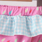 Hot Pink Umbrella Embroidered UPF Swim Set