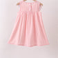Pink Princess Embroidered Jacquard Dress
