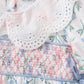 Blue Floral Smocked Dress