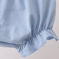 Blue Sailboat Smocked Bloomer Set