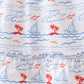 Blue Sailboat Smocked Dress