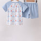 Blue Sailboat Set