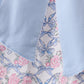Blue Floral Bow Dress