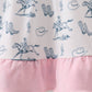 Pink Cowboy Ruffle Dress