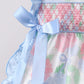 Blue Hydrangea Smocked Bloomer Set