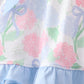 Blue Hydrangea Smocked Bloomer Set
