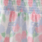 Blue Hydrangea Smocked Women Dress