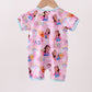 Pink Character Bamboo Romper