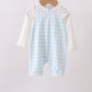 Blue Plaid UPF Swim One-Piece