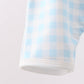 Blue Plaid UPF Swim One-Piece