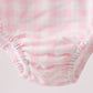 Pink Plaid Bow UPF Swim One-Piece