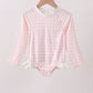 Pink Plaid UPF Rashguard