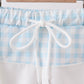 Blue Plaid UPF Swim Set