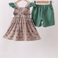 Green Mallard Embroidered Set