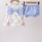 Blue Hydrangea Bow Bloomer Set