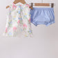 Blue Hydrangea Bow Bloomer Set