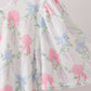 Blue Hydrangea Bow Women Dress