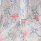 Blue Hydrangea Bow Women Dress