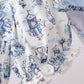Blue Beach Smocked UPF Women Swim Set