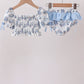 Blue Beach Smocked UPF Swim Set