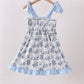 Blue Beach Smocked Dress