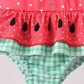 Red Watermelon UPF Swim One-Piece