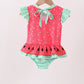 Red Watermelon UPF Swim One-Piece