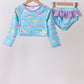 Blue Shark UPF Rashguard Set